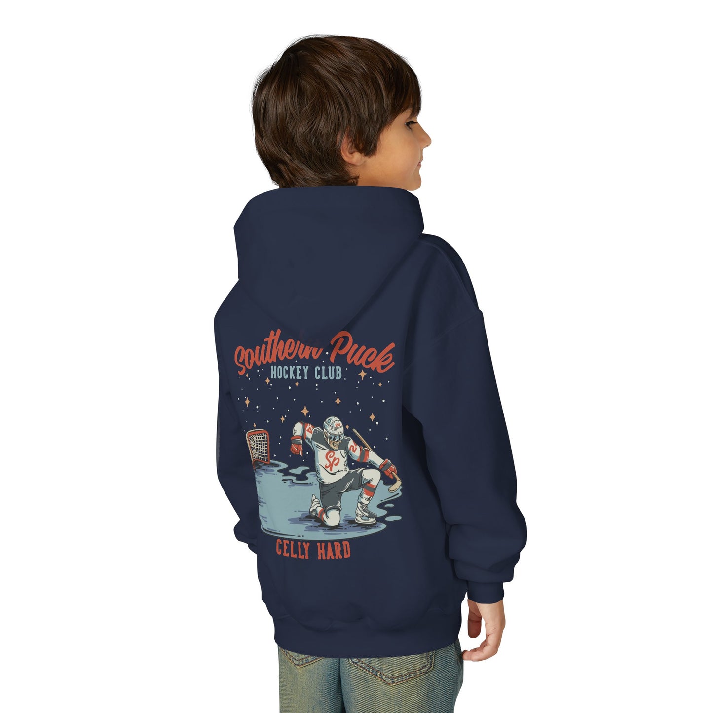 Youth "Celly Hard" Southern Puck Cotton Hoodie