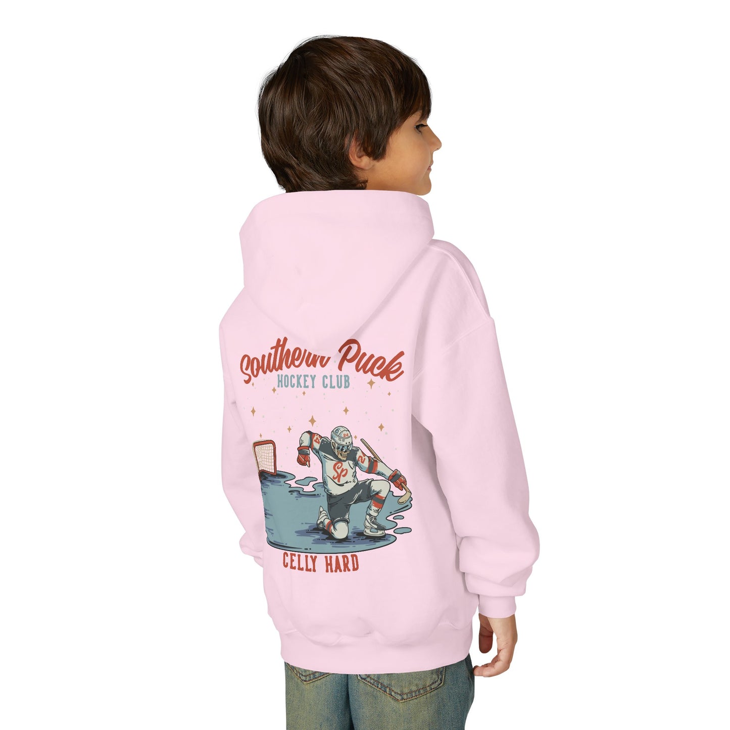 Youth "Celly Hard" Southern Puck Cotton Hoodie