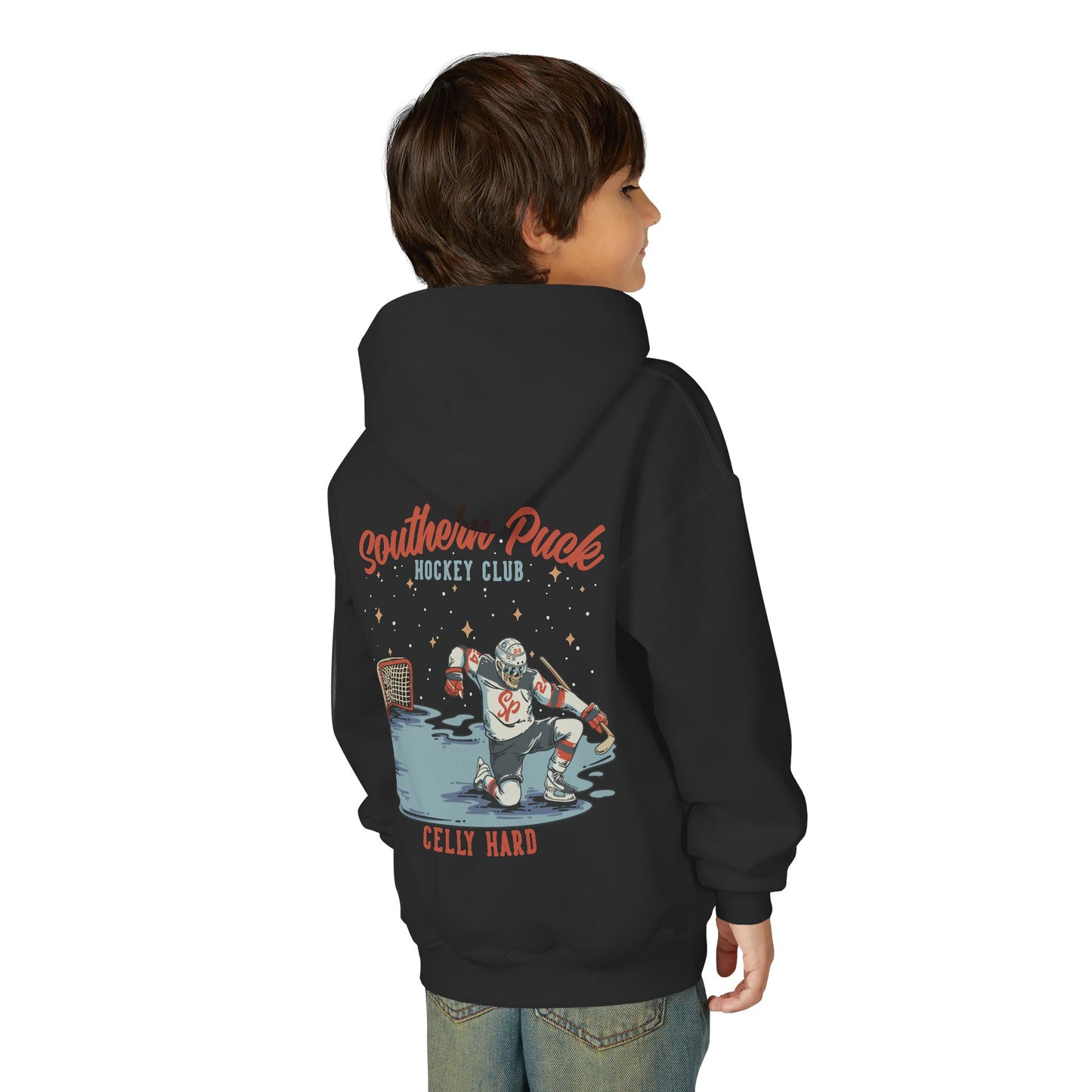 Youth "Celly Hard" Southern Puck Cotton Hoodie