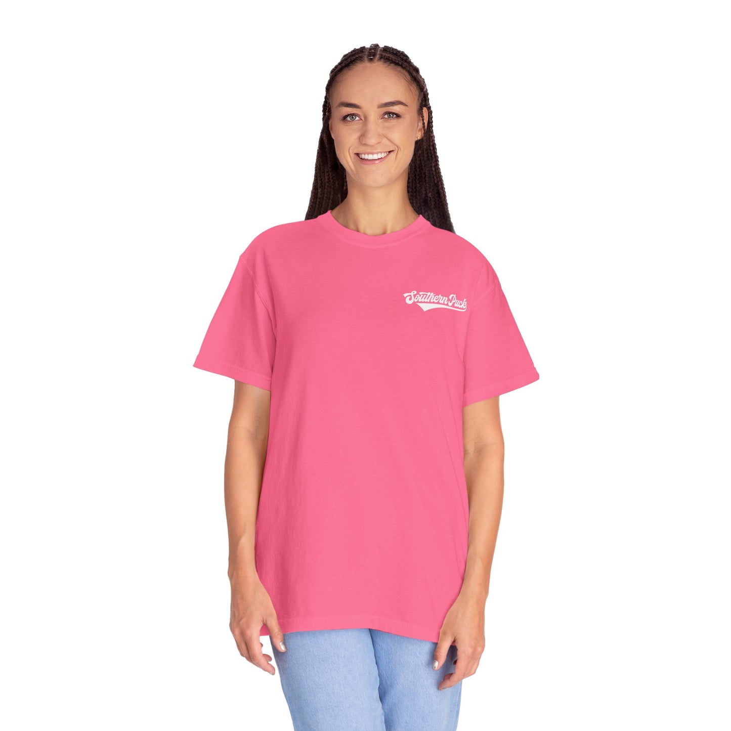 Hockey Mom - Southern Puck Cotton T-Shirt