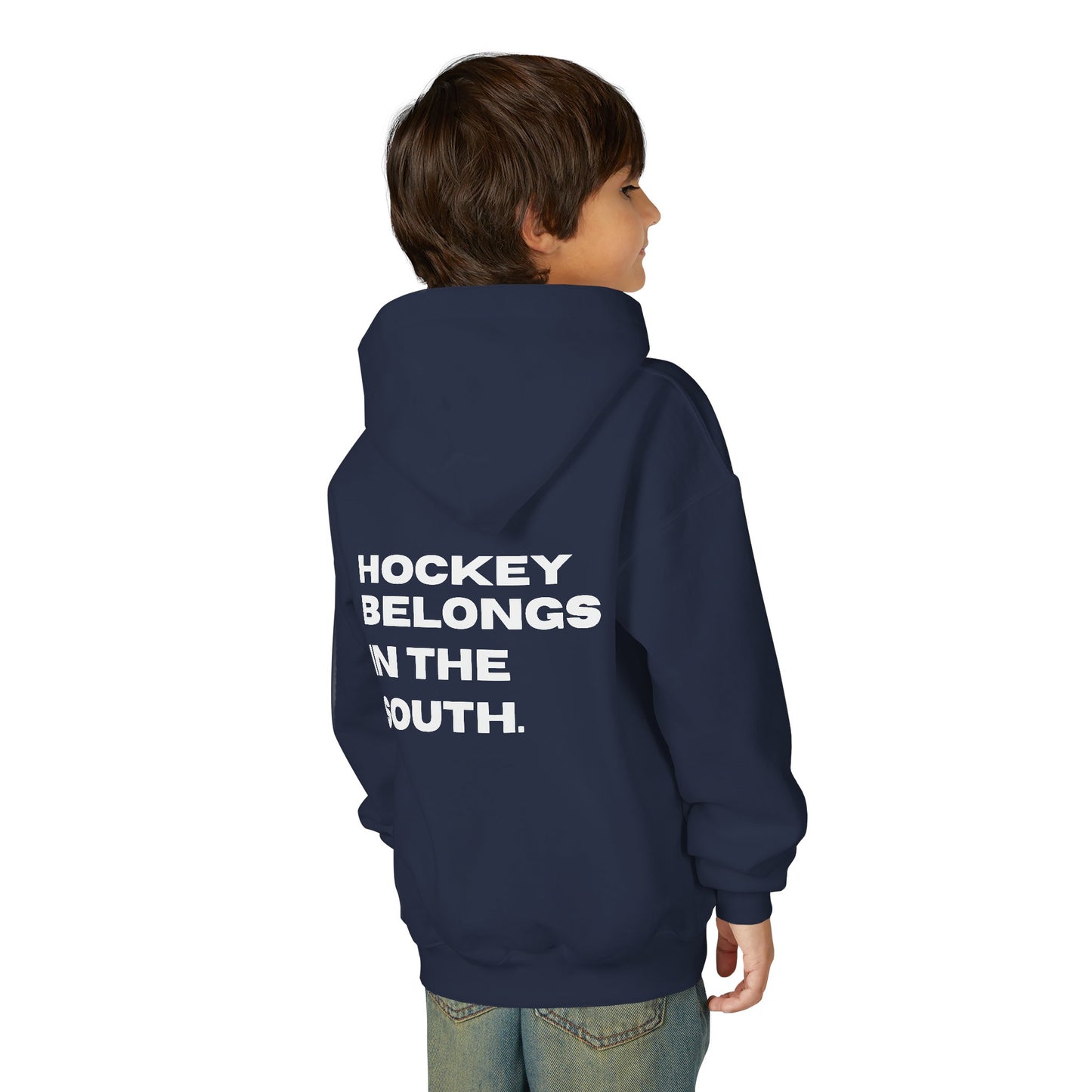 Youth Hockey Belongs In The South Hoodie — Southern Puck Hockey Sweatshirt