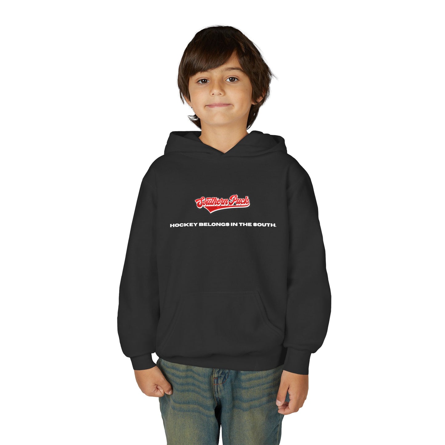 Hockey Cowboy Youth Southern Puck Hoodie