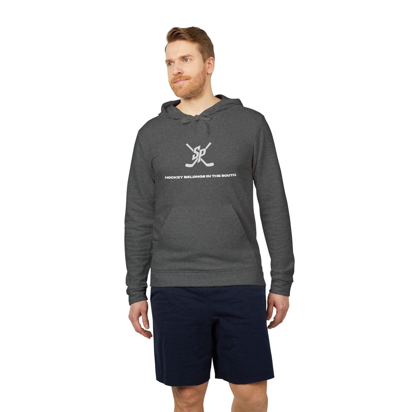Hockey Belongs in the South Hoodie — Southern Puck adidas Hockey Hoodie
