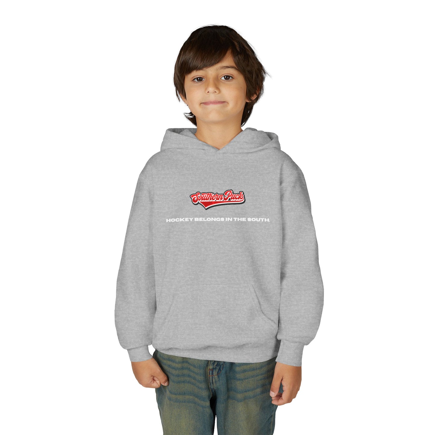 Hockey Cowboy Youth Southern Puck Hoodie