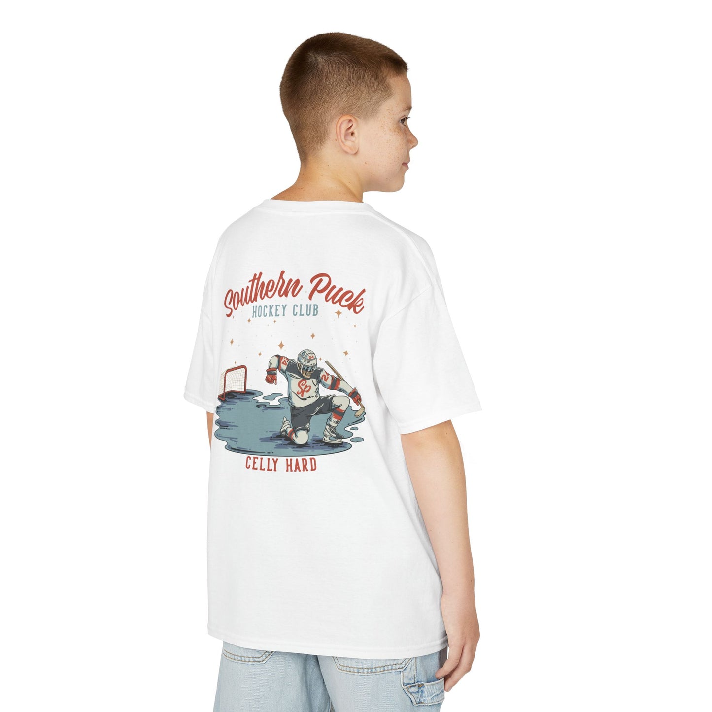 Youth "Celly Hard" Southern Puck Hockey Tee