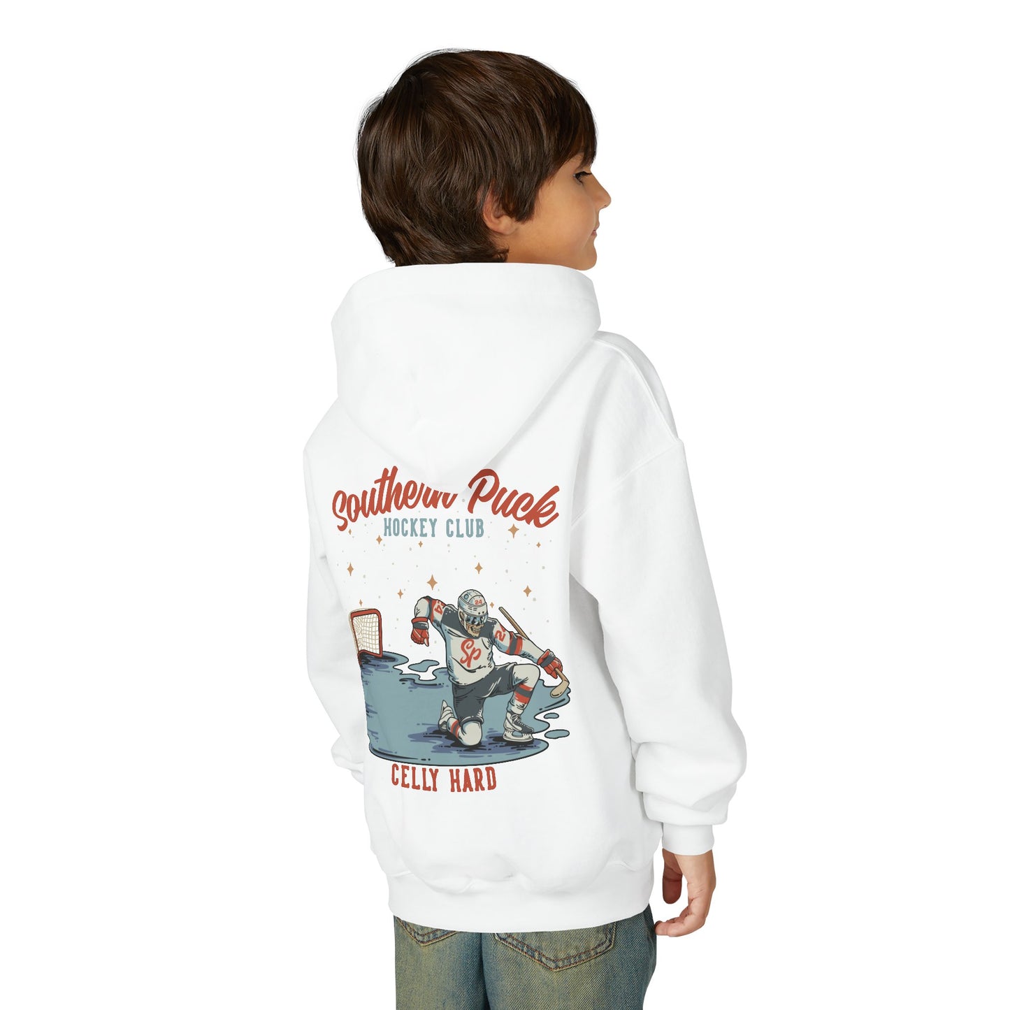 Youth "Celly Hard" Southern Puck Cotton Hoodie