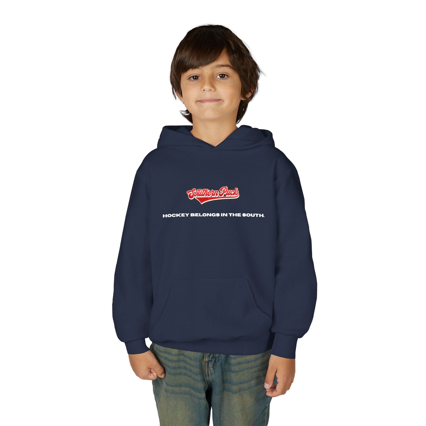 Hockey Cowboy Youth Southern Puck Hoodie