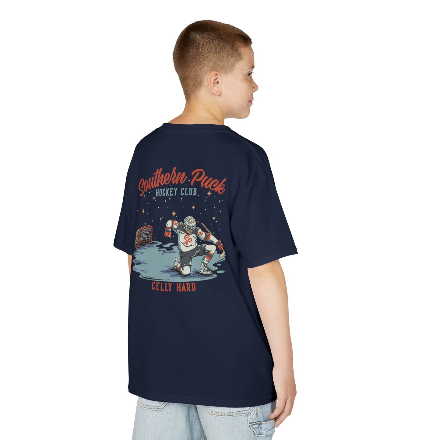 Youth "Celly Hard" Southern Puck Hockey Tee