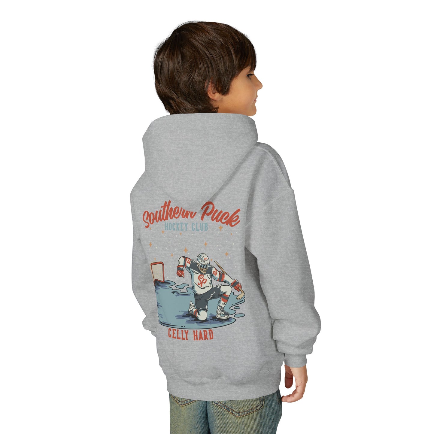 Youth "Celly Hard" Southern Puck Cotton Hoodie