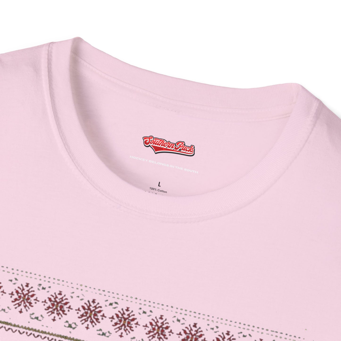 Christmas Hockey T-Shirt — Southern Puck Cotton Shirt