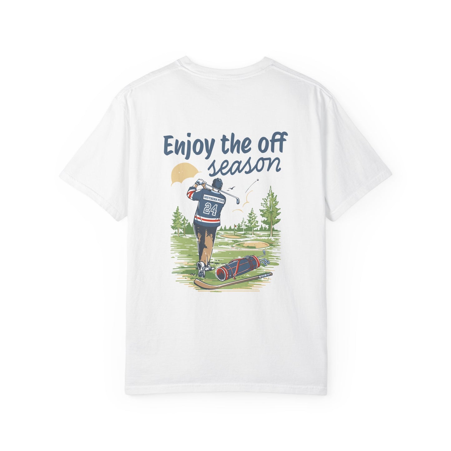 Enjoy the Off-Season Golf Shirt — Hockey Players' Casual Tee