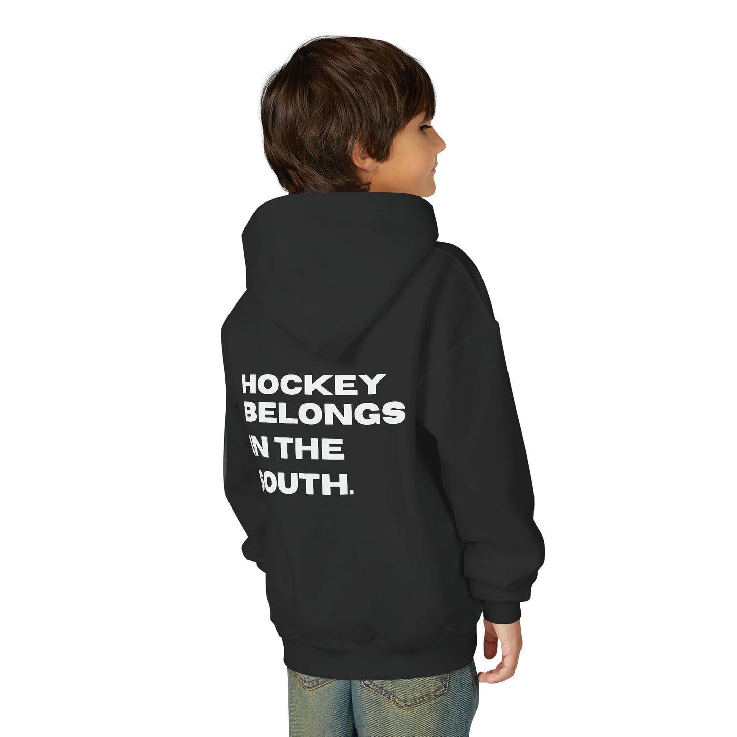 Youth Hockey Belongs In The South Hoodie — Southern Puck Hockey Sweatshirt
