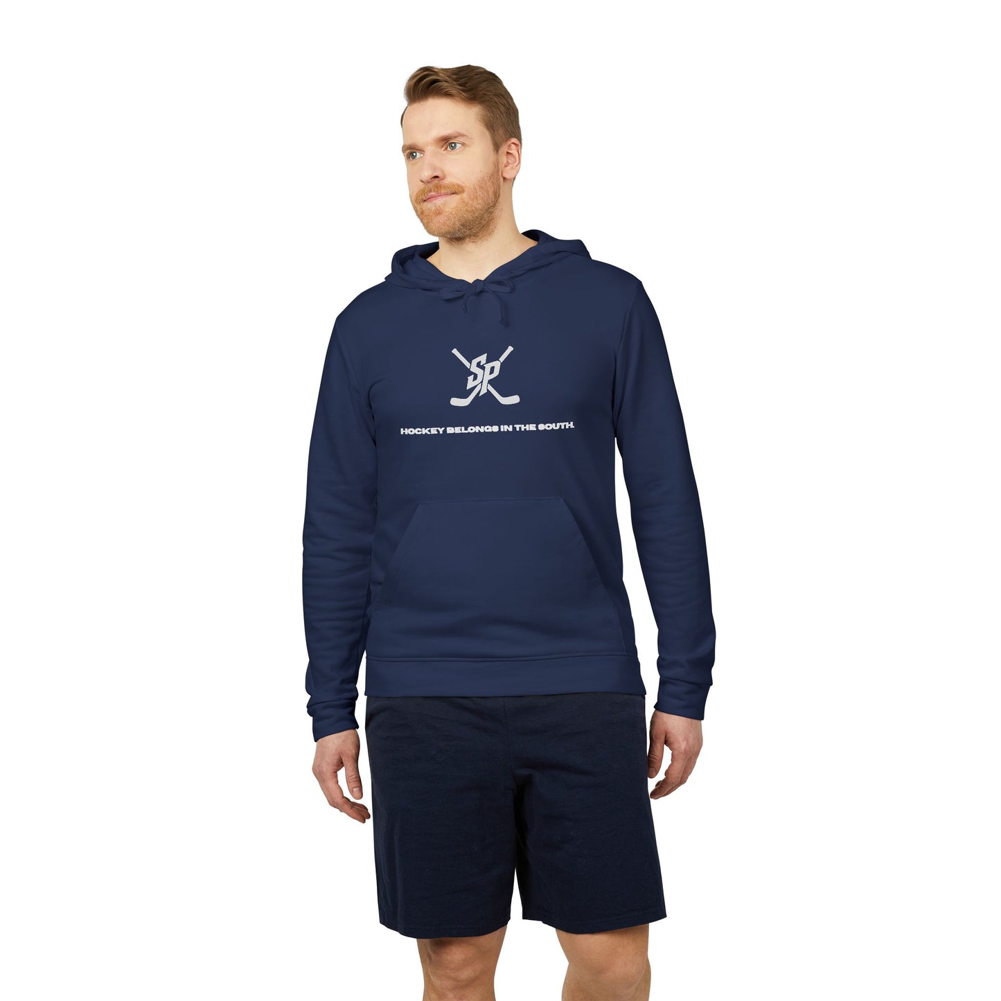 Hockey Belongs in the South Hoodie — Southern Puck adidas Hockey Hoodie