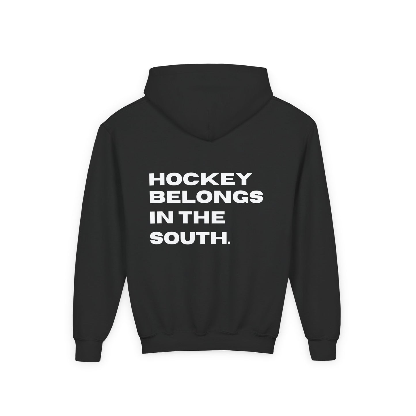 Youth Hockey Belongs In The South Hoodie — Southern Puck Hockey Sweatshirt