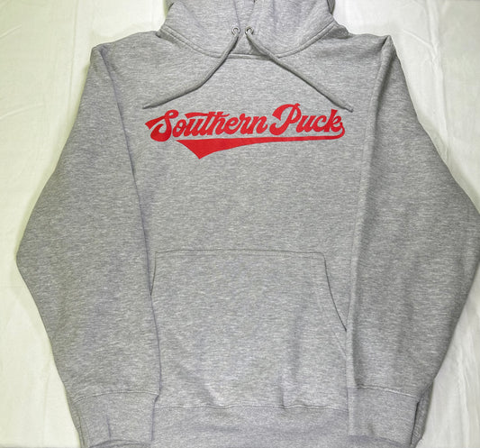 Southern Puck "Hockey Belongs" Hoodie GREY | Hockey Apparel | Hockey Hoodie